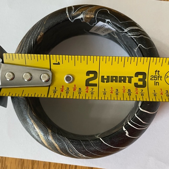 New Handcrafted Coconut Wood Bangle BoHo Bracelets. Made in Indonesia. One size - Picture 5 of 6